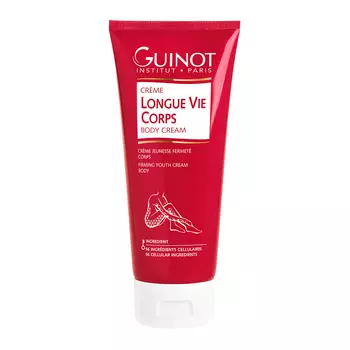 Омолаживающий и подтягивающий лифтинг-крем для тела с 56 активными компонентами Creme Longue Vie Cor GUINOT