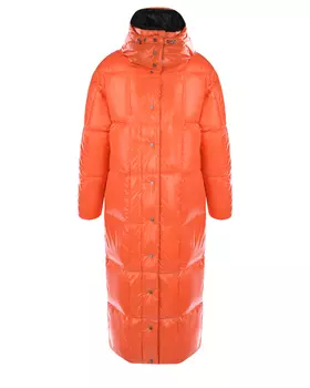 Оранжевое стеганое пальто Naumi