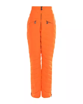 Оранжевые стеганые брюки Naumi