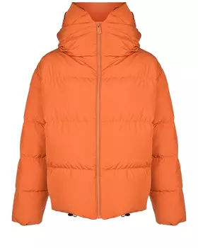 Оранжевый короткий пуховик Bacon