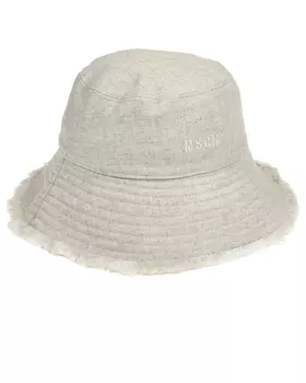 Панама с бахромой по краю MSGM