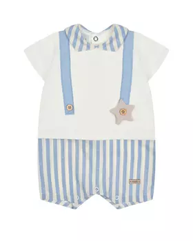 Песочник с имитацией шорт в полоску Marlu