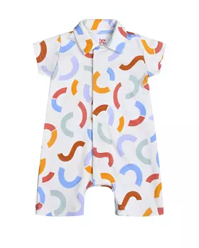 Песочник с принтом разноцветных магнитов, белый Tony Tots