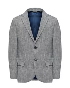 Пиджак однобортный серый, текстурная ткань Antony Morato