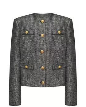 Пиджак с золотыми пуговицами Balmain