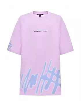 Платье-футболка, розовое Dan Maralex