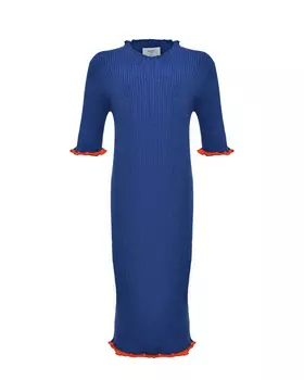 Платье лапша с красной отделкой Paade Mode