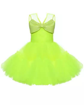 Платье с бантом со стразами Sasha Kim