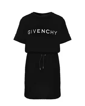 Платье с лого на груди Givenchy