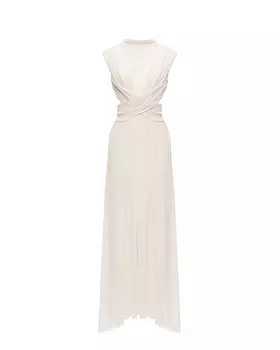 Платье с открытой спиной, белое Philosophy Di Lorenzo Serafini