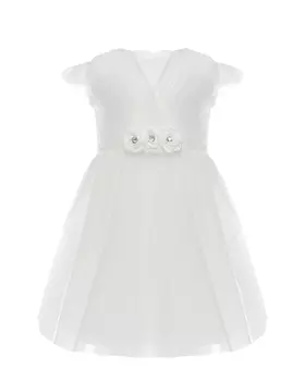 Платье с рукавами-крылышками Monnalisa