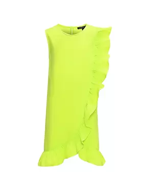 Платье с рюшей, салатовое Dan Maralex