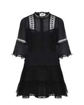 Платье с воланами на рукавах Charo Ruiz