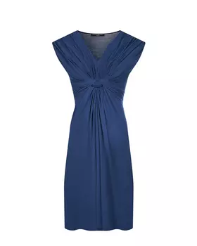 Платье синего цвета с функцией для кормления Pietro Brunelli