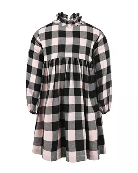 Платье в клетку IL Gufo детское