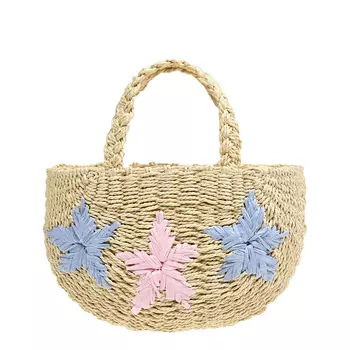 Плетеная сумка с декором "звезды" Monnalisa