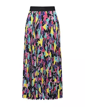 Плиссированная юбка с принтом "звезды" MSGM