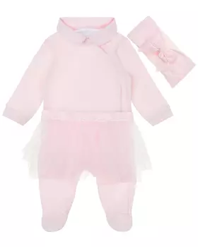 Подарочный набор: комбинезон и повязка, розовый Story Loris детский