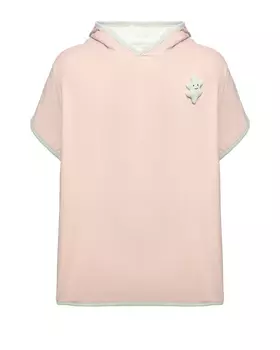 Полотенце-пончо, розовый BAMBOO BEBE