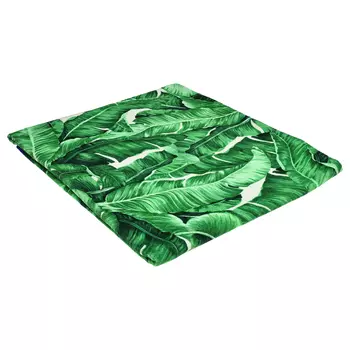 Полотенце с принтом "листья" Dolce&Gabbana