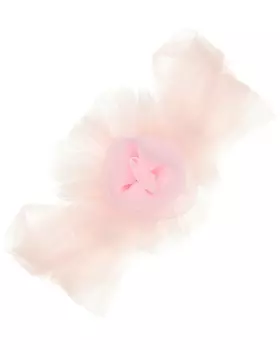 Повязка с крупным цветком, розовая Baby A