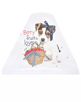 Повязка с принтом "собака" Jan&Sofie