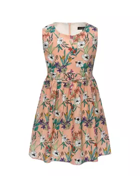 Приталенное платье с цветочным принтом Dan Maralex