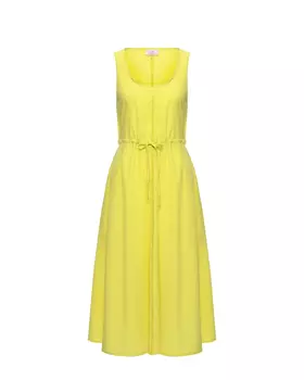 Приталенное платье, желтое Deha