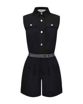 Приталенный полукомбинезон, черный Ermanno Scervino