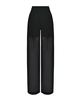 Прозрачные широкие брюки с подкладом Philosophy Di Lorenzo Serafini