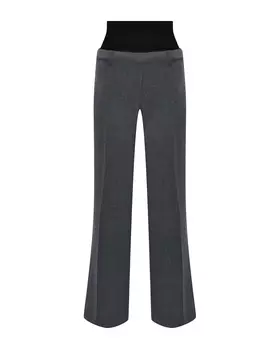 Прямые брюки для беременных, темно-серые Pietro Brunelli