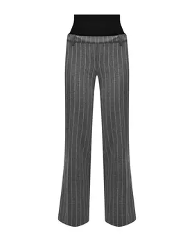 Прямые брюки для беременных в полоску Pietro Brunelli