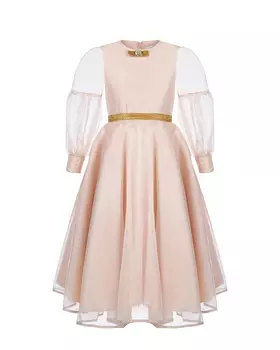 Пудровое платье с отделкой блестками Eirene детское