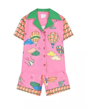 Разноцветный комплект: рубашка и шорты Eirene