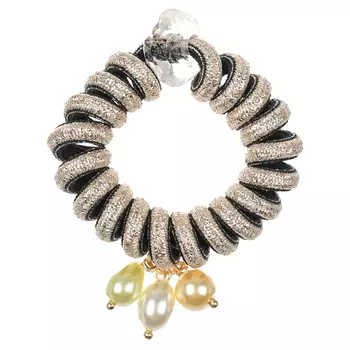 Резинка для волос "пружинка", бежевая Tais детская