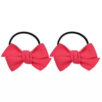 Резинка для волос с бантиком фуксия, 2 шт Tais детская