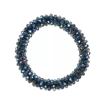 Резинка для волос с бисером, синяя Rena Chris детская