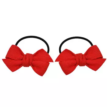 Резинка для волос с красным бантиком, 2 шт Tais детская