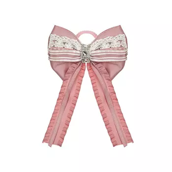 Резинка для волос с розовым бантом Tais