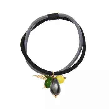 Резинка для волос, серая Tais