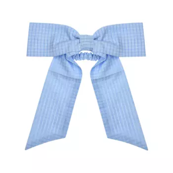 Резинка для волос в виде бантика, голубая Paade Mode