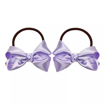 Резинка с фиолетовым атласным бантиком, 2 шт Tais