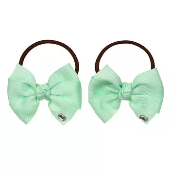 Резинка с мятным бантиком и камнем, 2 шт Tais