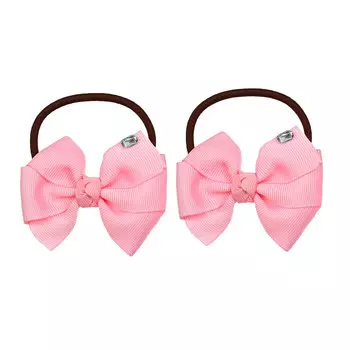 Резинка с розовым бантиком и камнем, 2 шт Tais