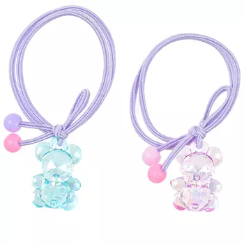 Резинки для волос с подвеской "медвежонок", 2 шт. Rena Chris детские