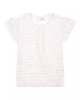 Розовая футболка в полоску Sanetta fiftyseven