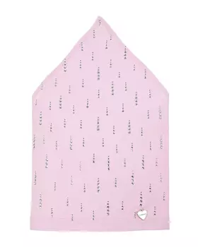 Розовая косынка со стразами Il Trenino