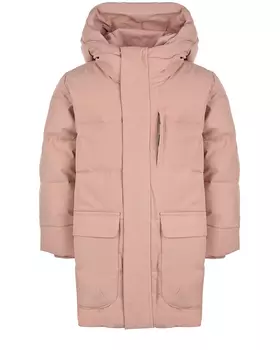 Розовая куртка с капюшоном GOSOAKY детская