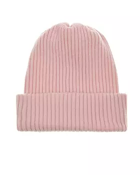 Розовая шапка из шерсти и кашемира Catya детская