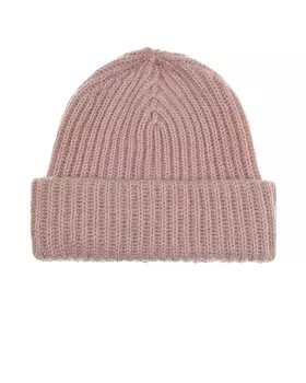 Розовая шапка из смесовой шерсти Catya детская